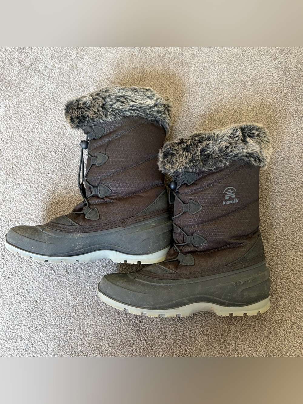Kamik Momentum Waterproof Insulated Winter Snow Boots - Women's Size 8